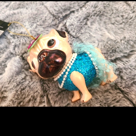 🐾🩰Pug Christmas Tree Ornament🐾🩰 - Picture 1 of 6
